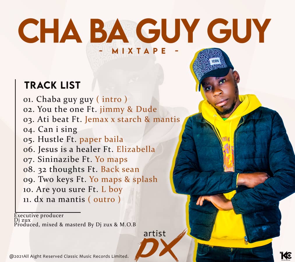 DX Cha Ba Guy Guy Track List DX ChaBa Guy Guy Track List